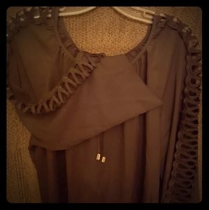 Bell and Shadow Sleeve Top